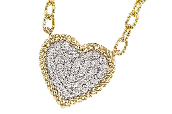 M329-51467: NECKLACE .32 TW (18")