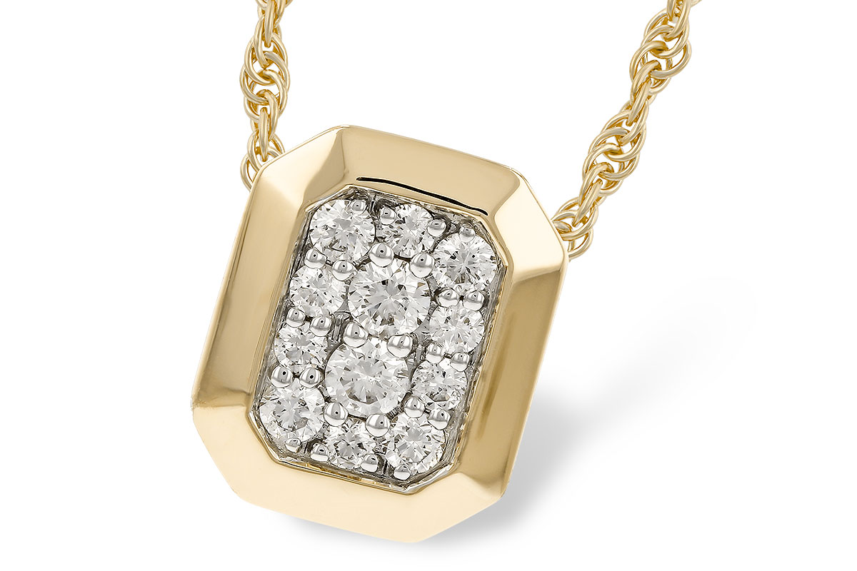 M329-52376: NECKLACE .25 TW