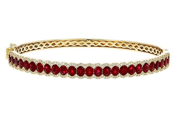 M329-53276: BANGLE 5.04 TW RUBY 5.60 TGW